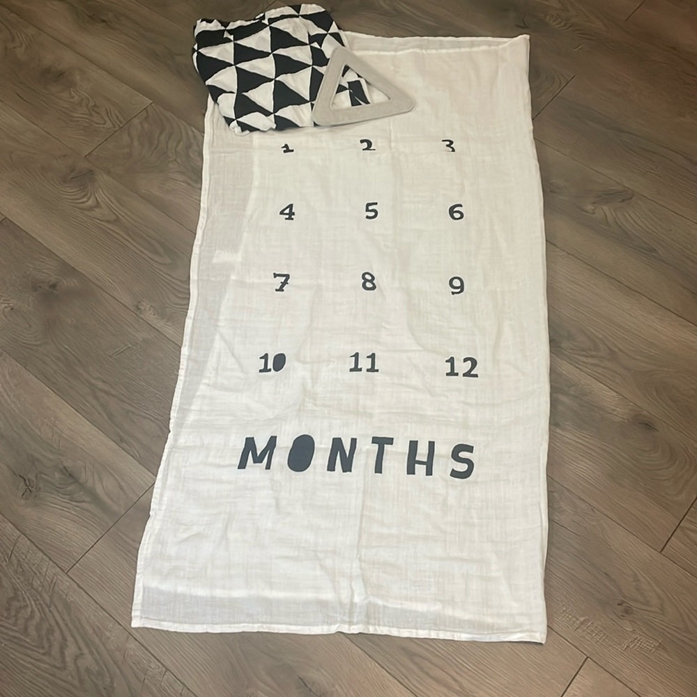 Cloud Island Milestone blanket